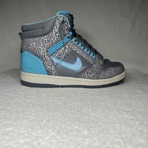 Nike Air Force 2 Clear Grey Blue Womens Size 8.5